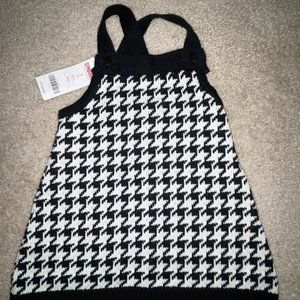 Gymboree girls houndstooth sweater dress/ top NWT size 4
